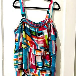 Colorful Tiered Tank